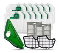 Kit Risparmio 27 Pezzi Compatibili per Folletto VK150 | 12 Sacchetti, 12 Profumatori, 2 Griglie Motore, 1 Sottospazzola | Soluzione Tutto-in-Uno per Casa Pulita e Ordinata