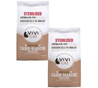 Kit Risparmio 2x1.7KG Vivi Cat STERILISED CARNI BIANCHE