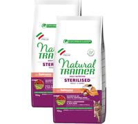 Kit Risparmio 2x10KG Natural Trainer Gatto Sterilised SALMONE