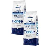 Kit Risparmio 2x12KG Monge Natural Superpremium Puppy e Junior Medium POLLO