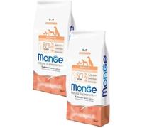 Kit Risparmio 2x12KG Monge Natural Superpremium Puppy e Junior Salmone 2X12KG