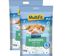 Kit Risparmio 2x15L Multifit Lettiera Assorbente Diamonds ALOE VERA