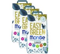 Kit Risparmio 3x10L Monge Lettiera Vegetale Easy Green MAIS CARBONI ATTIVI