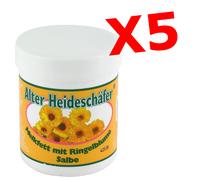 Kit Risparmio 5 pz Alter Heideschafer Crema Pomata alla Calendula conf 100 ml