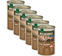 Kit Risparmio 6x400G Real Nature Wilderness Cat ADULT AGNELLO E CINGHIALE