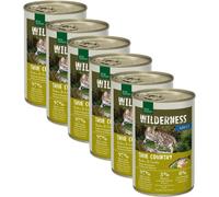 Kit Risparmio 6x400G Real Nature Wilderness Cat ADULT POLLO E SALMONE