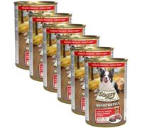 Kit Risparmio 6x400G Stuzzy Dog Monoprotein Lattina MANZO