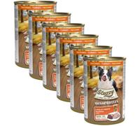 Kit Risparmio 6x400G Stuzzy Dog Monoprotein Lattina TACCHINO