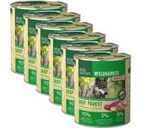 Kit Risparmio 6x800G Real Nature Wilderness Dog CINGHIALE CON CERVO