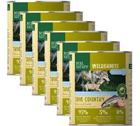 Kit Risparmio 6x800G Real Nature Wilderness Dog JUNIOR POLLO CON SALMONE
