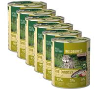 Kit Risparmio 6x800G Real Nature Wilderness Dog POLLO E SALMONE