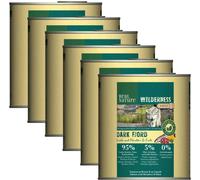 Kit Risparmio 6x800G Real Nature Wilderness Dog SALMONE CON RENNA E ANATRA