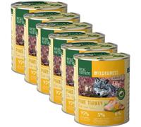 Kit Risparmio 6x800G Real Nature Wilderness Dog TACCHINO