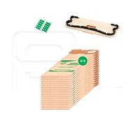 Kit Risparmio Compatibile Folletto VK140 - 12 Sacchetti + 12 Profumi + 2 Griglie Filtri, Ricambi Aspirapolvere (Kit Risparmio - 27 Pezzi, Vk 120/121/122)