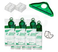Kit Risparmio Compatibile Folletto VK140 - 6 Sacchetti + 6 Profumi + 1 Griglie Motore, 1 Setola, Ricambi Aspirapolvere 100% Compatibili