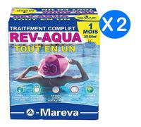 Kit Risparmio con 2 Conf di Mareva Rev Aqua 30-60 Trattamento Completo Piscina