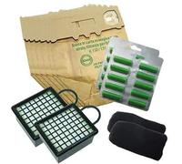 KIT RISPARMIO FOLLETTO VK 130-131 12 SACCHETTI 20 PROFUMINI 2 CARBONI 2 HEPA