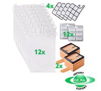 KIT RISPARMIO FOLLETTO VK135 136 12 SACCHETTI 12 PROFUMINI 2 HEPA 4 FILTRI MOTOR