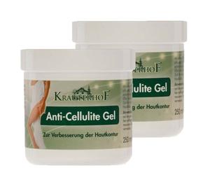 Kit Risparmio Krauterhof Body Slim Cell 2x250 ml Crema Gel Anti-Cellulite