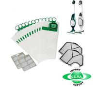Kit Risparmio Ricambi Folletto Compatibili VK140 VK150 12 Sacchetti 12 Profumi 2