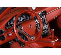 Kit Ritocco Colore Volante Pelle Porsche 997 Spallina Rosso Marrone cod M10