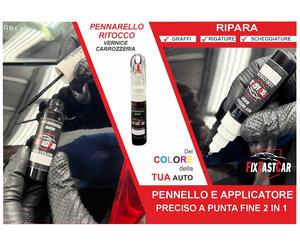 KIT Ritocco Vernice Carrozzeria Auto. per FIAT ( 176/A Rosso seduzione )