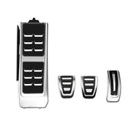 kit rivestimento pedale Per Audi AT MT 2009-2024 A4 B8 B9 A6 C7 C8 Q5 Pedali Per Auto Acceleratore Pedale Freno Copri Pastiglie(A6 C7 (2010-2018) MT)