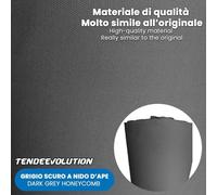 Kit rivestimento tessuto sottotetto per cielo tetto auto originale + colla spray