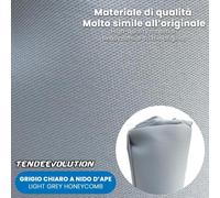 Kit rivestimento tessuto sottotetto per cielo tetto auto originale + colla spray