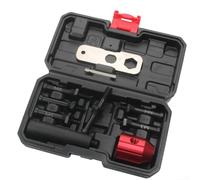 Kit rivettatrice pneumatica elettrica resistente con teste di conversione multiple M2-M8 M2-M10 per rivetti e dadi e custodia portatile rosso e nero (M3-M10)