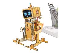Kit Robot - Giocattolo Educativo Per Ingegnere In Legno, Set Di Costruzione Robotica Scientifica Per Costruzioni Creative | Per Gli Appassionati Di Tecnologia, Bambini, Adolescenti, Casa, Scuola, Clas
