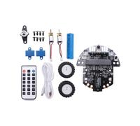 Kit Robotico Programmabile per Robot Basato su BBC Microbit V2 e V1 per L'Educazione Alla Codifica STEM con Batteria Ricaricabile(A)