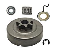 Kit rondella for ingranaggio a vite senza fine con campana del tamburo della frizione da .325" 7T adatto for parti di motosega MS250 MS230 MS210 MS 250 230 210 025 023 021