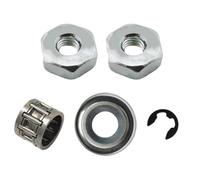 Kit rondella frizione, cuscinetto ad ago, clip e dado barra compatibile con motoseghe MS180, MS170, MS210, MS230, MS250, 021, 023, 025, 017, 018
