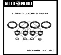 KIT RONDELLE INIETTORI 12 PZ IMPIANTO SIEMENS FORD PEUGEOT 1.4HDI TDCI