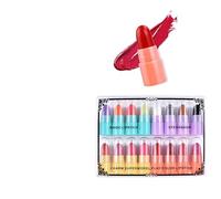 Kit rossetto, set rossetto da viaggio,Set di trucco per rossetto glitterato opaco da 16 pezzi | Confezioni di rossetti, set da viaggio di rossetti con applicazione per madre, moglie