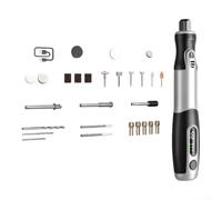 Kit Rotativo Elettrico Fili, Precisione Variabile, USB Kit Rotativo | Per Incisione Precisa, Variabile, per ideale per Artigiani, Corpo in Metallo, Kit Completo