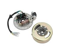 Kit Rotore Magnete Statore, Componenti in Alluminio Ramato per PIT Bike | Ricambio motore per avviamento stabile, bobina rame puro e filo smaltato, design anticaduta per pit bike e quad ATV