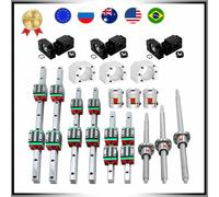 Kit Router CNC a 3 assi a 4 assi: 6 pezzi guide lineari HGR20 + 12 pezzi blocchi HGH20CA + 3 set/4set SFU1605 vite a ricircolo di sfere per CNC