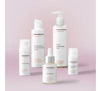 InnovaGoods® Set skincare, x1 crema idratante per il viso, x1 contorno occhi, x1 siero per il viso, x1 detergente per il viso, x1 tonico per il viso, ingredienti naturali kombucha, idrata, illumina
