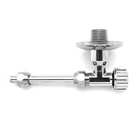 Kit rubinetto d'arresto cromo per cassetta di scarico Corallo 3 1/2 x10mm