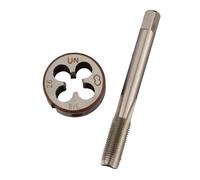Kit Rubinetto e Stampo HSS Professionale per Metallo e Plastica 3/8 26 UNS Filet