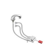 Kit rubinetto miscelatore professionale a pedale pavimento cucina ristorante alb