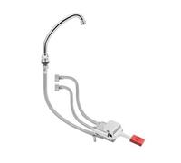 Kit rubinetto miscelatore professionale a pedale pavimento cucina ristorante alb