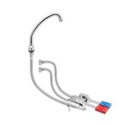 Kit rubinetto miscelatore professionale doppio pedale pavimento cucina ristorant