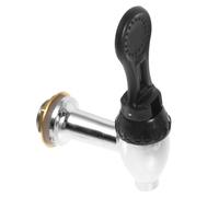 Kit Rubinetto per Dispenser Tè Freddo in Acciaio Inox Nero | Ricambio per Secchio, Accessorio per Case da Tè e Ristoranti, Struttura in Plastica e Metallo, Uso Prolungato