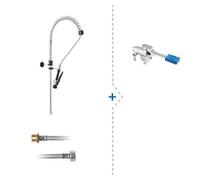 Kit rubinetto professionale a pedale pavimento cucina ristorante albergo RSB218