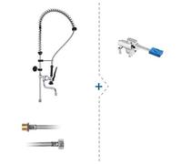 Kit rubinetto professionale a pedale pavimento cucina ristorante albergo RSB221