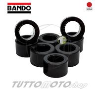 Kit Rulli BANDO 25x15mm 19gr / Set Massette Rullini Variatore Made In Japan