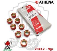 KIT RULLI MASSETTE VARIATORE ATHENA 20X12 - 9,0 GRAMMI ITALJET JUPITER 125 cc